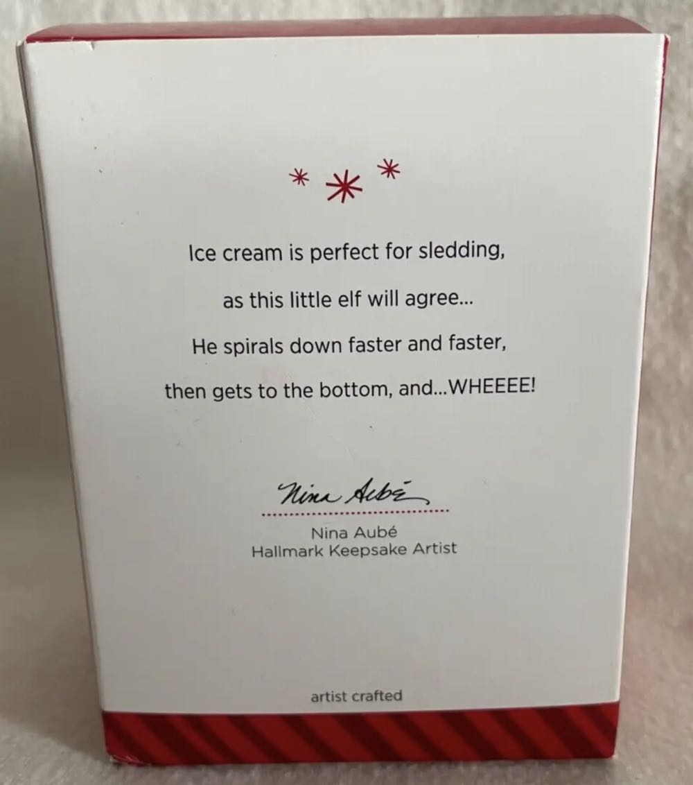 Sweet Holiday Sled  ornament collectible - Main Image 2