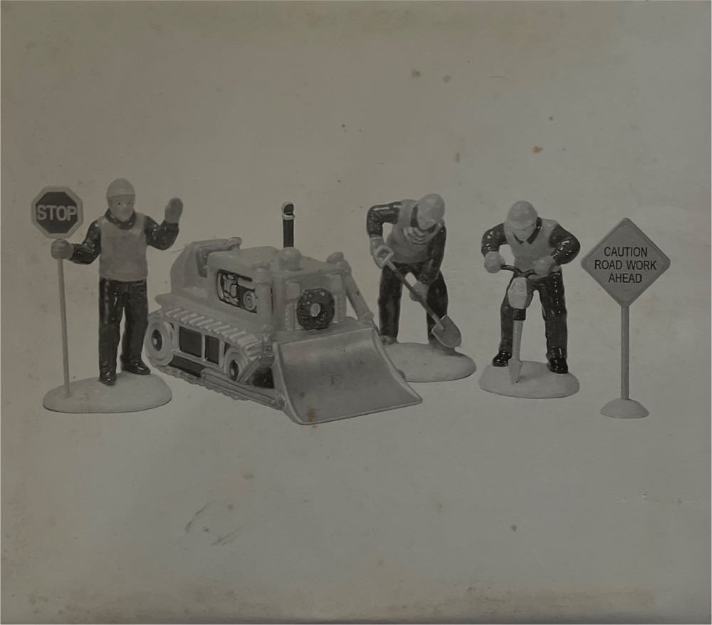 Men At Work - Original Snow Village - Accessory (The Original Snow Village) ornament collectible - Main Image 3