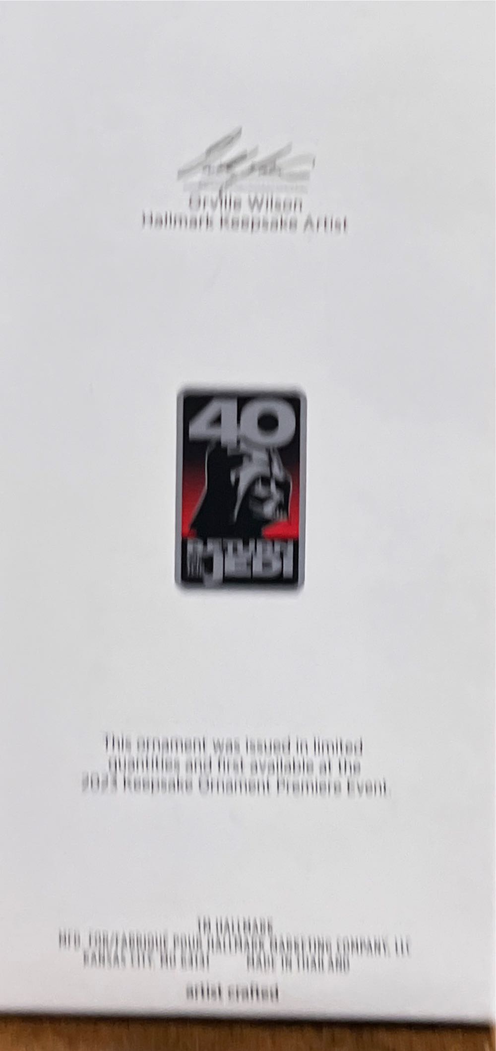 R-2 - 2023 (Star Wars) ornament collectible - Main Image 2