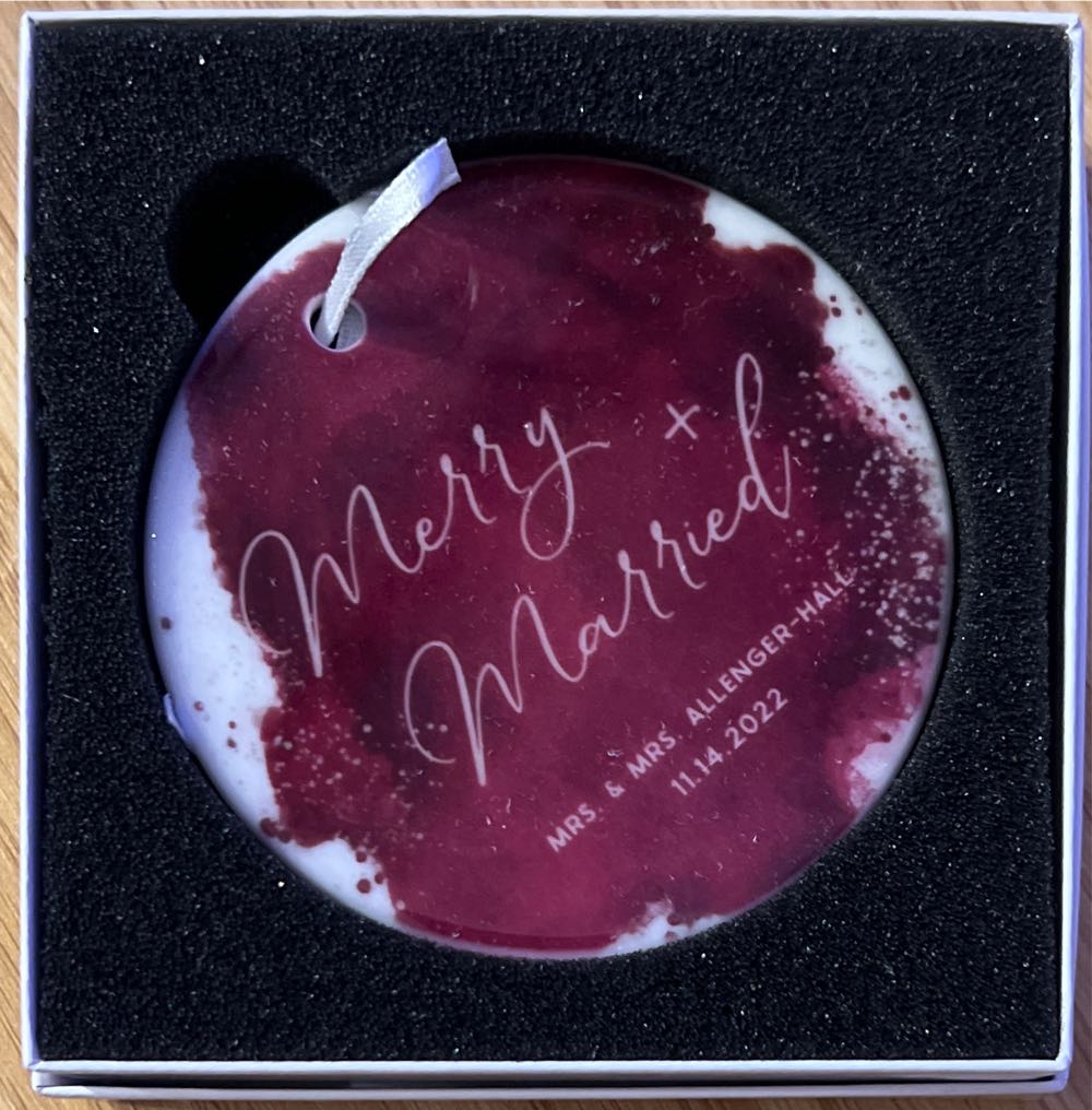 Merry And Married  (Family) ornament collectible - Main Image 1