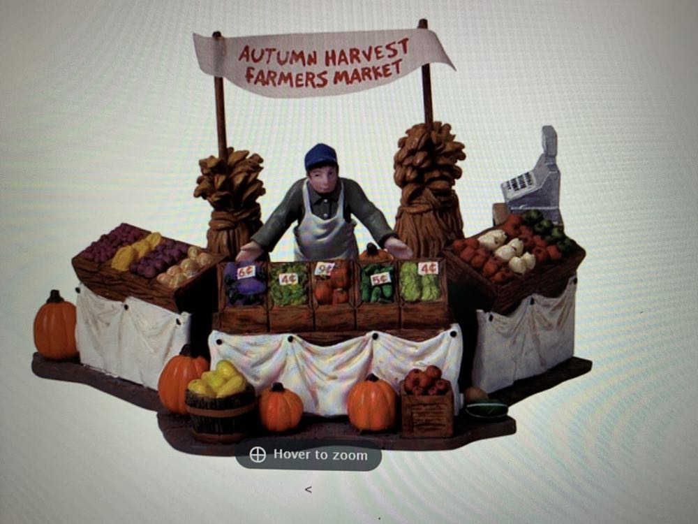 #53522 Autumn Farmers Market - Table Accent (Table Accents) ornament collectible [Barcode 728162535221] - Main Image 1