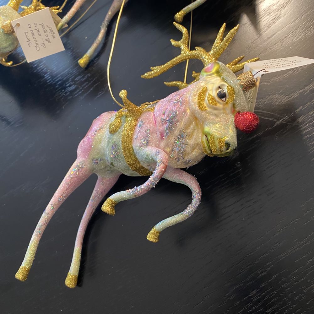 Let’s Go Rudolph Set  ornament collectible - Main Image 2