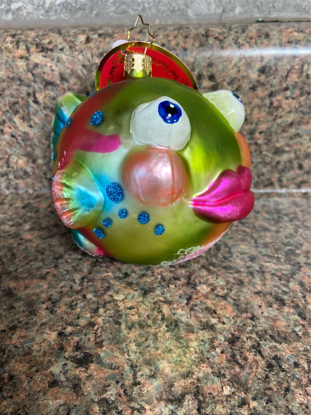 Playful Puffer  (Ocean) ornament collectible - Main Image 1