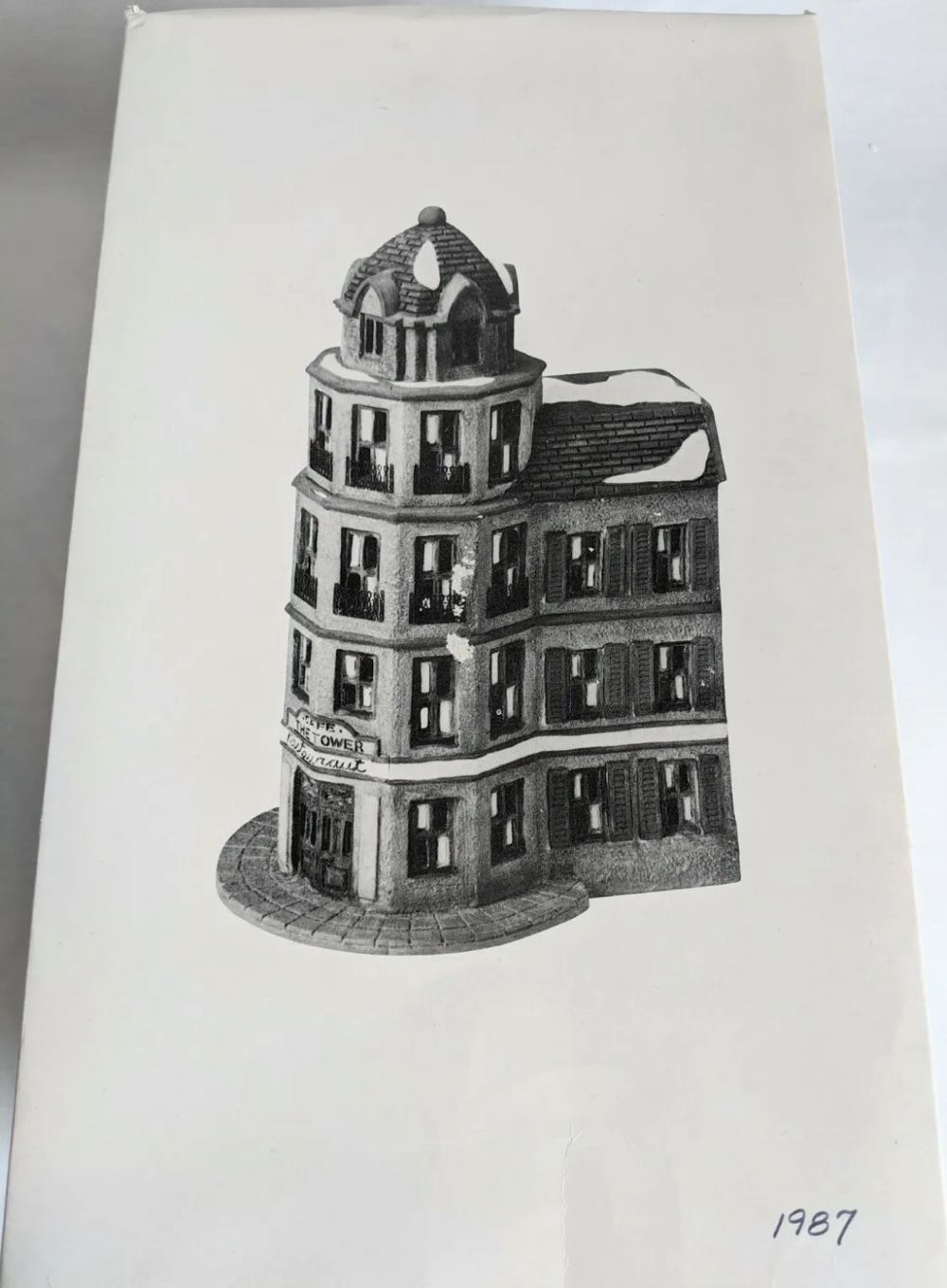 The Tower Cafe - Christmas In The City (Heritage Village Collection) ornament collectible - Main Image 2