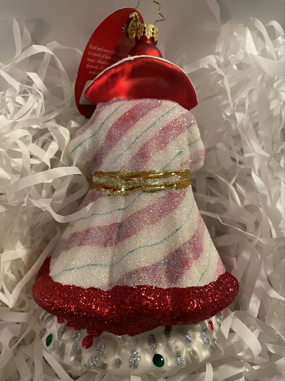 Peppermint Sparkle Nicholas  ornament collectible - Main Image 2