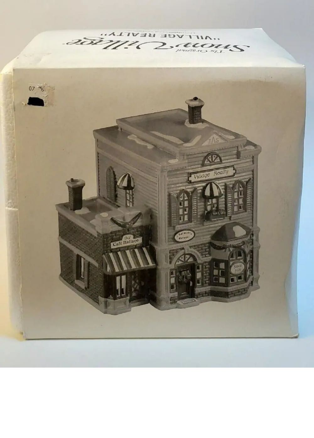 Village Realty - Original Snow Village - Building (The Original Snow Village) ornament collectible - Main Image 2