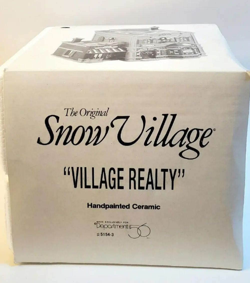 Village Realty - Original Snow Village - Building (The Original Snow Village) ornament collectible - Main Image 3