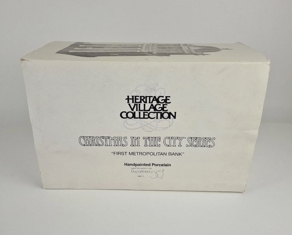 First Metropolitan Bank - Christmas In The City (Heritage Village Collection) ornament collectible - Main Image 3