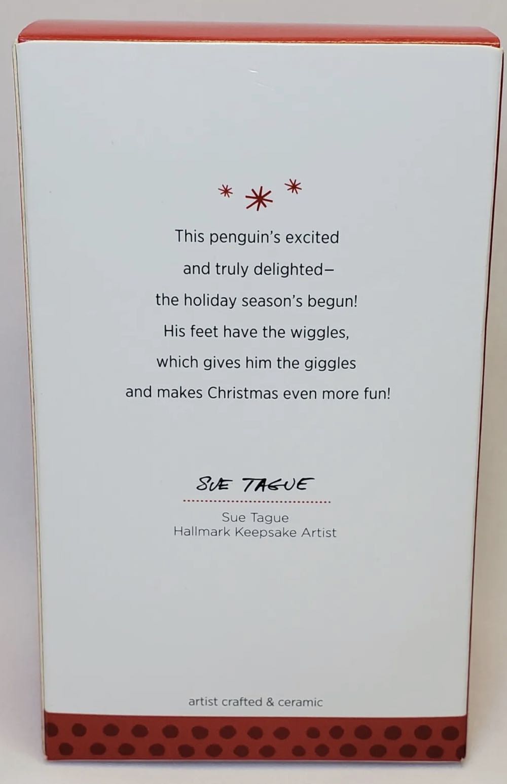 Wiggly Giggly Penguin  (Hallmark KOC Member Exclusive) ornament collectible - Main Image 2