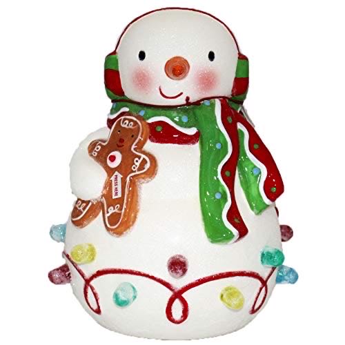 Hallmark Christmas Lpr2317 Season’s Treatings Musical Snowman  (Lights Sound) ornament collectible [Barcode 795902178789] - Main Image 1