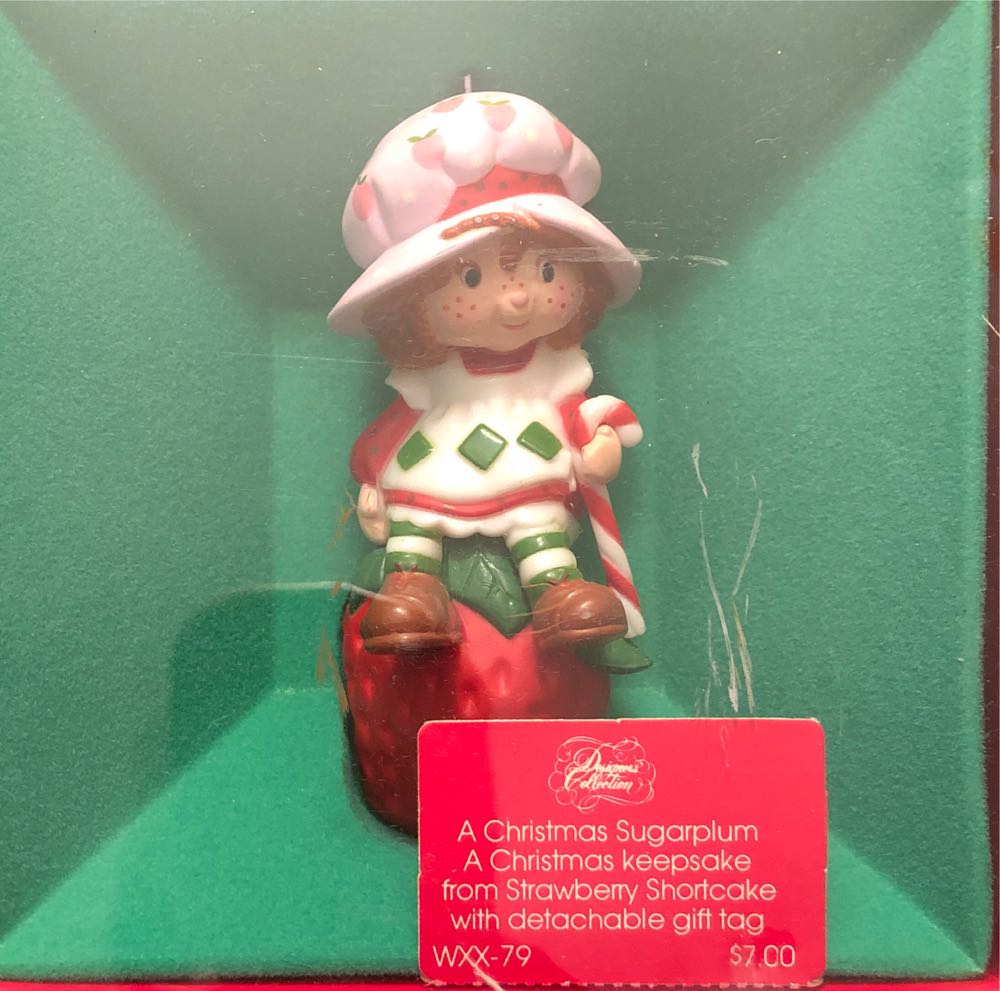 A Christmas Sugarplum - Strawberry Shortcake  ornament collectible - Main Image 2