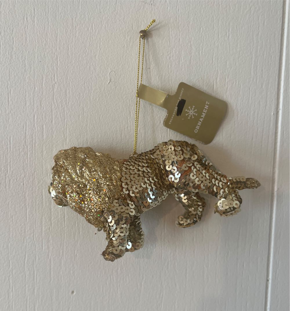 Sequin Lion Ornament  ornament collectible - Main Image 3