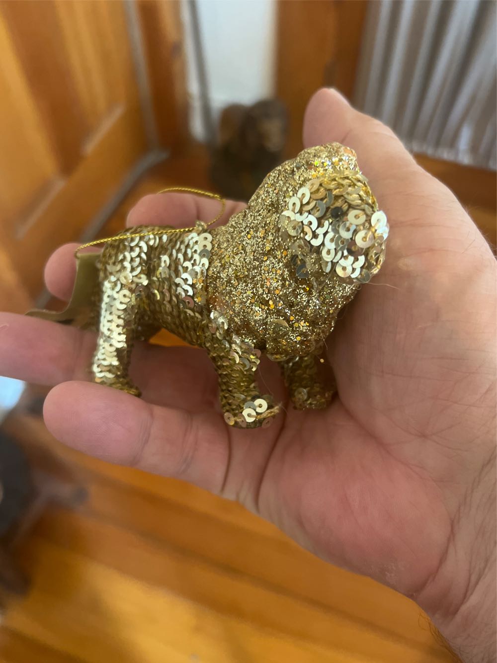 Sequin Lion Ornament  ornament collectible - Main Image 4