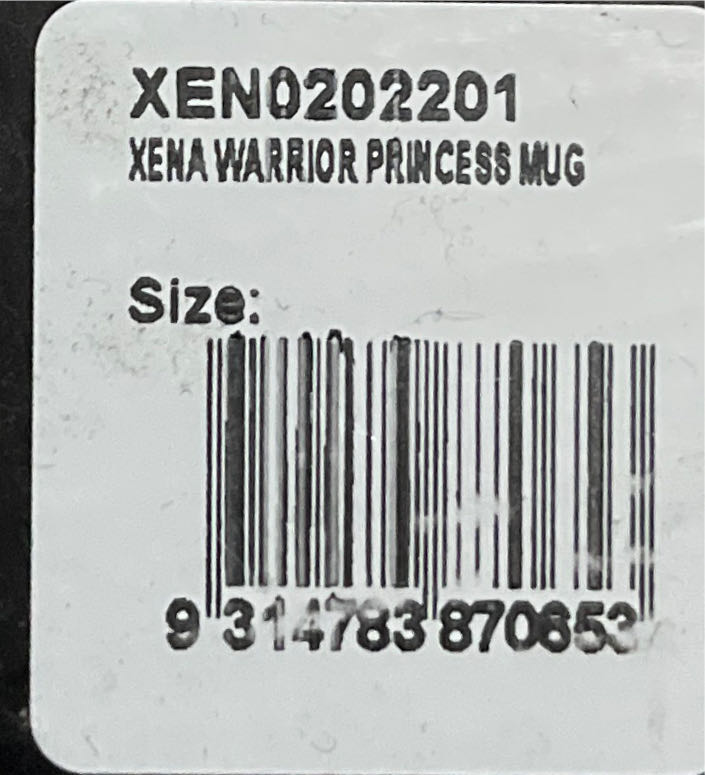 Xena: Warrior Princess Mug - Xena: Warrior Princess ornament collectible [Barcode 9314783870653] - Main Image 2