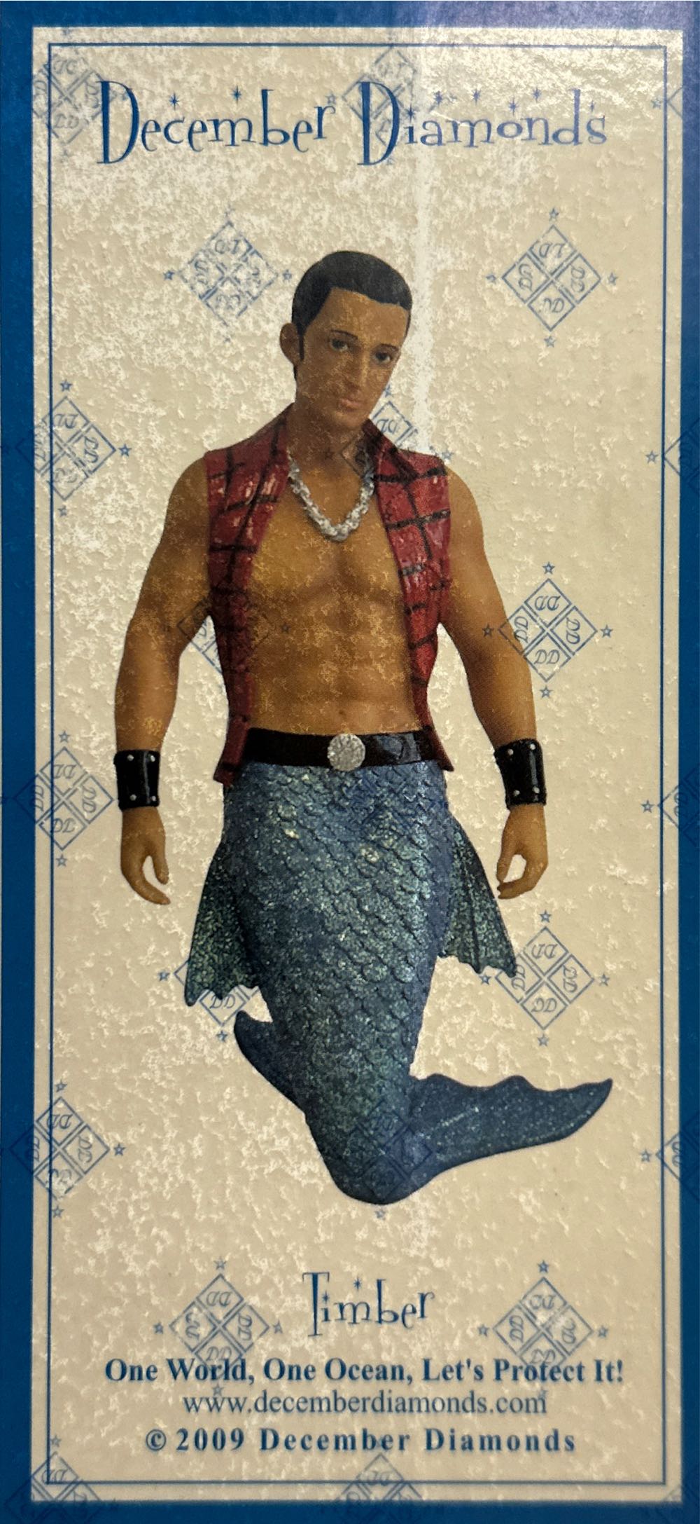 Rare December Diamonds Timber Lumberjack Merman Ornament W Box & Tags  ornament collectible [Barcode 807962907022] - Main Image 2