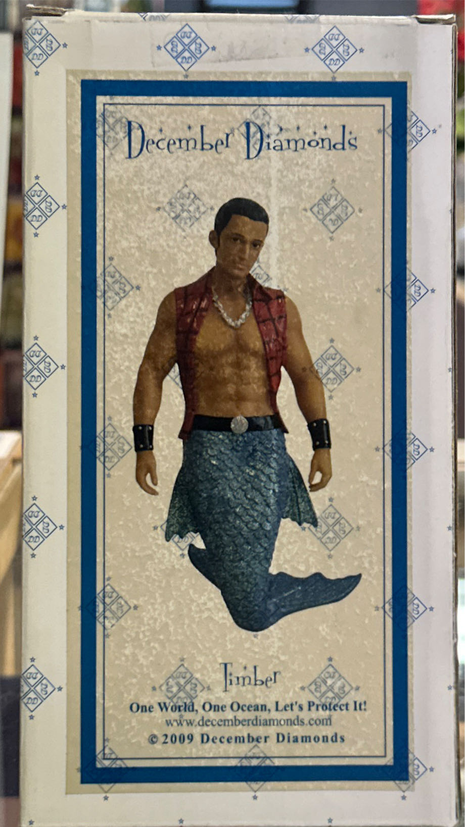 Rare December Diamonds Timber Lumberjack Merman Ornament W Box & Tags  ornament collectible [Barcode 807962907022] - Main Image 3