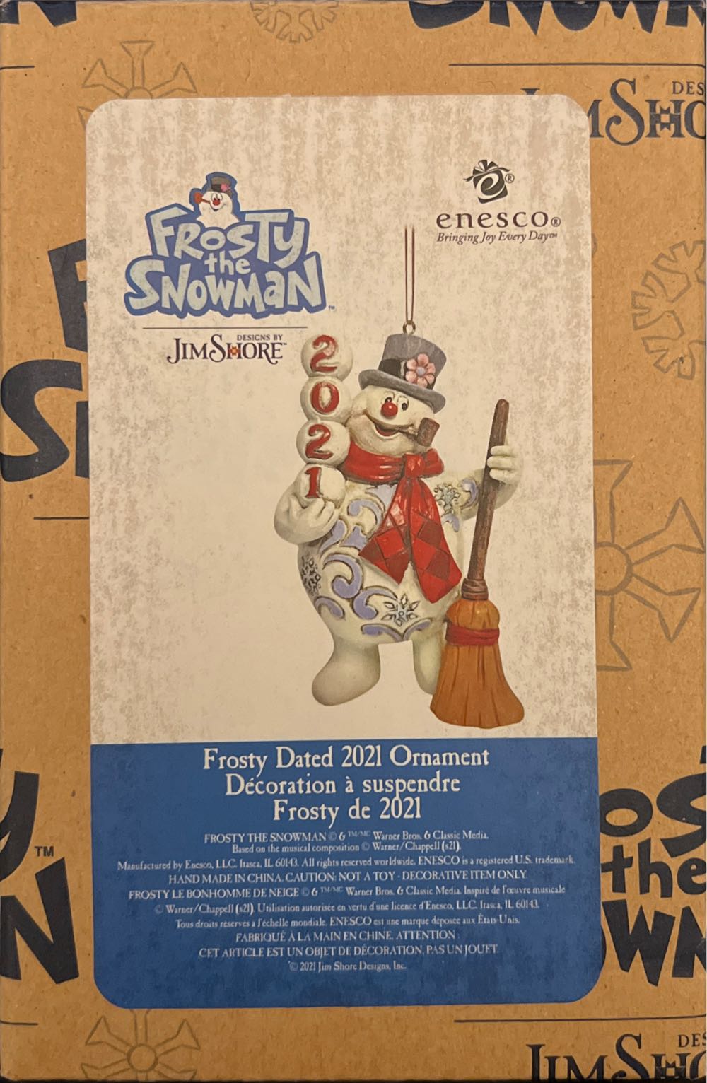 Frosty The Snowman 2021  (Frosty The Snowman) ornament collectible [Barcode 028399293230] - Main Image 2