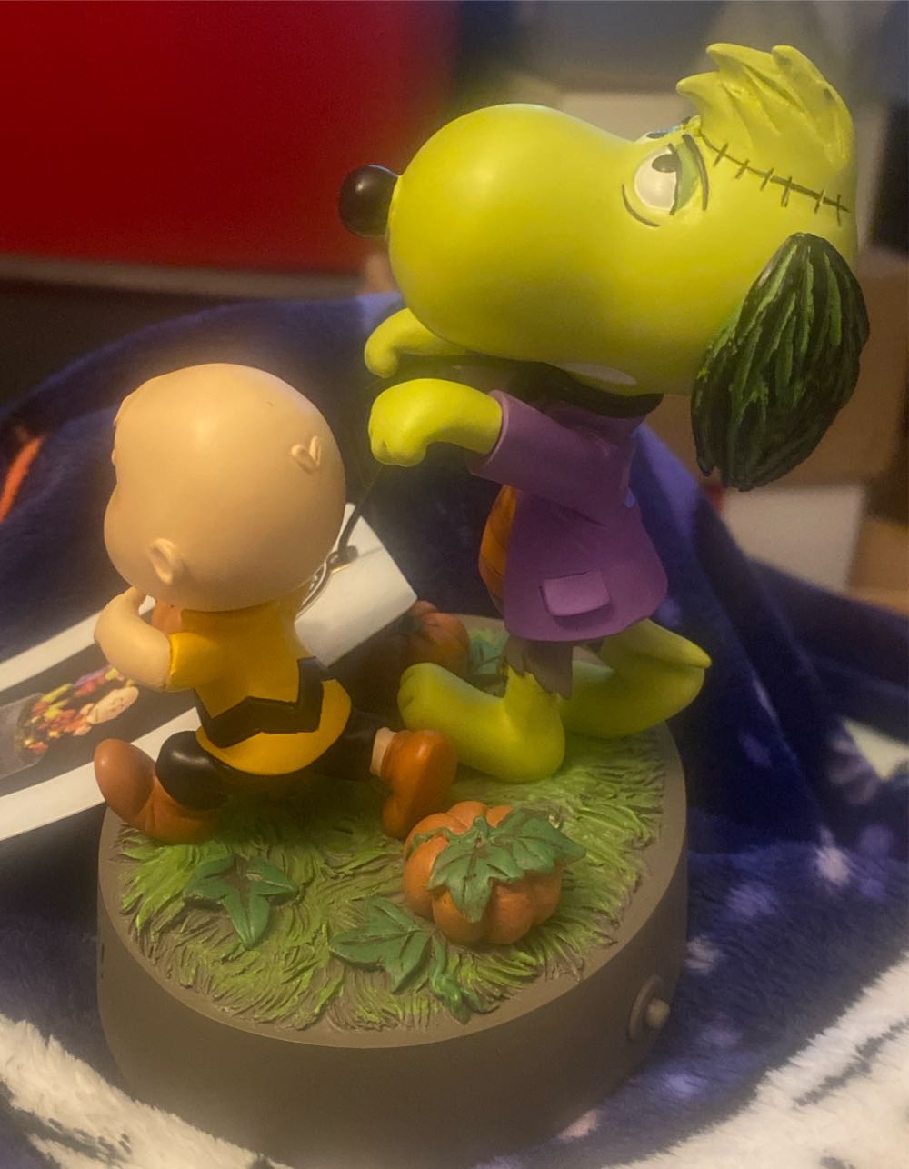 Peanuts® Franken Snoopy Figurine With Light 5.25 - Halloween Peanuts (Peanuts) ornament collectible [Barcode 661127007305] - Main Image 2