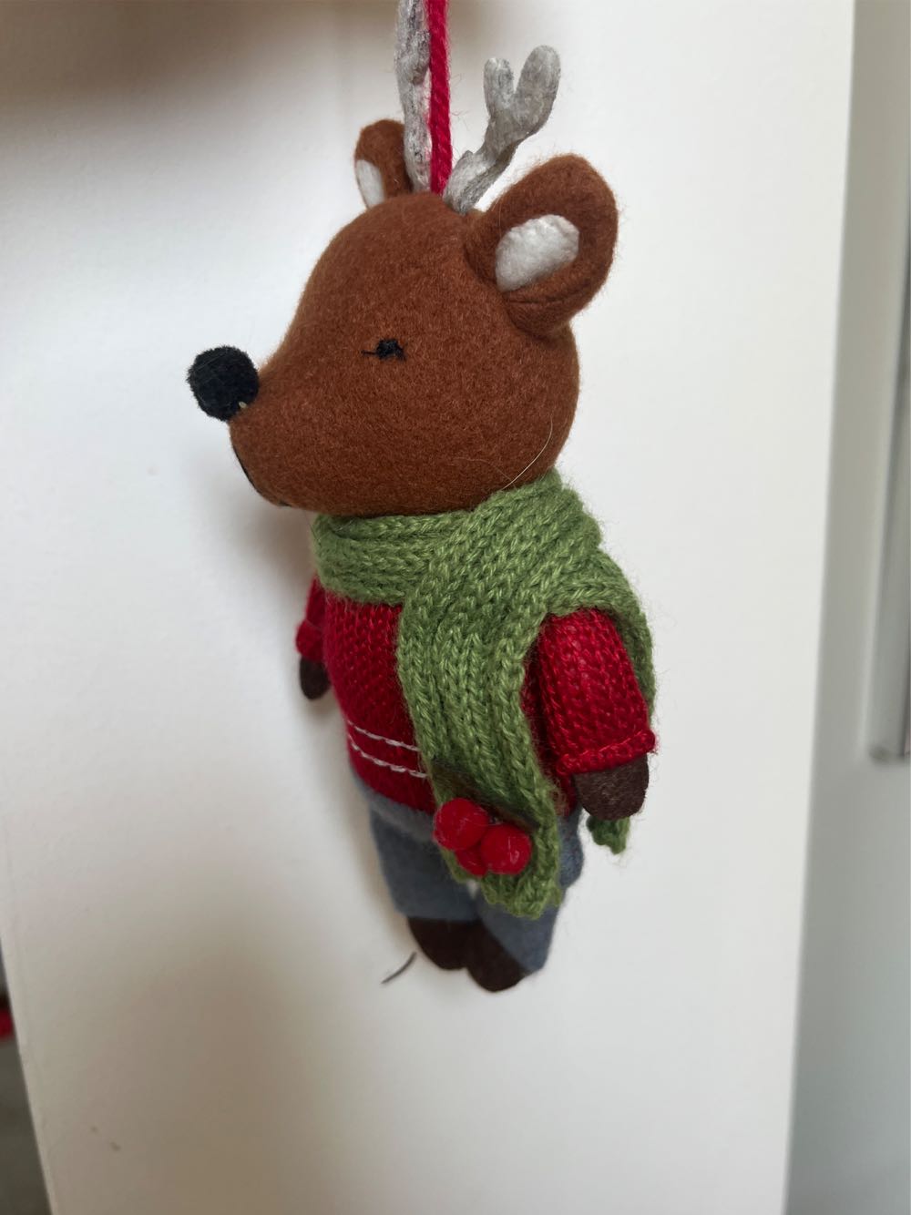 Cloth Reindeer  ornament collectible - Main Image 2