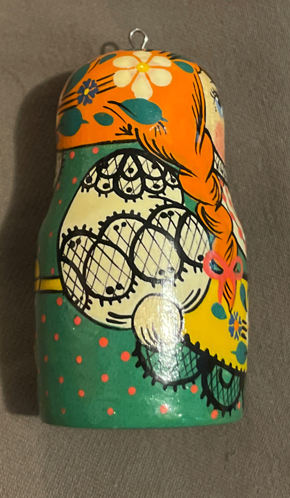 Russian - Nesting Doll - Braids - Russian Nesting Doll (Doll) ornament collectible - Main Image 4