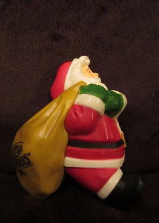 Hallmark - Christmas - Merry Miniatures - 1983 - Santa Rooftop Deliveries - Santa (Merry Minatures) ornament collectible - Main Image 2