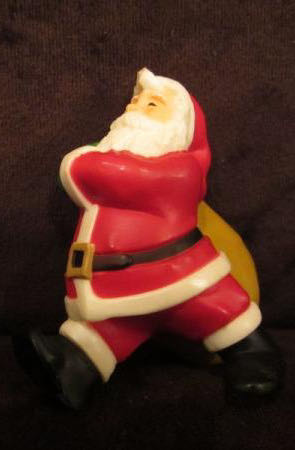 Hallmark - Christmas - Merry Miniatures - 1983 - Santa Rooftop Deliveries - Santa (Merry Minatures) ornament collectible - Main Image 3