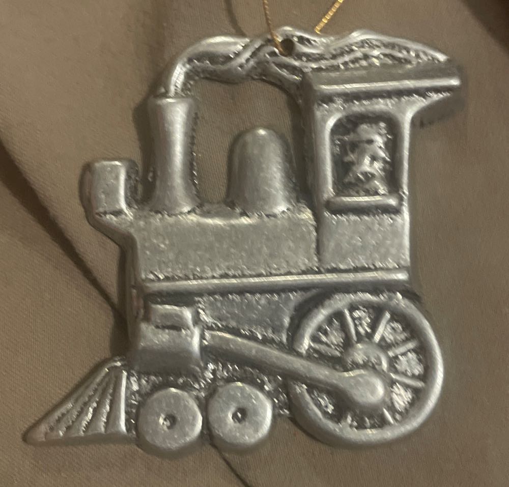Pewter - Train Locomotive - Train (Pewter) ornament collectible - Main Image 1