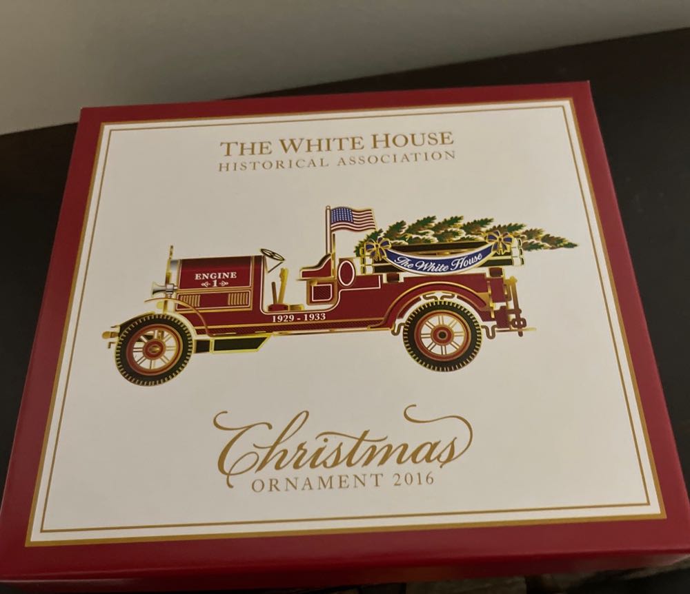 Herbert Hoover Fire Engine  (Historical) ornament collectible - Main Image 2