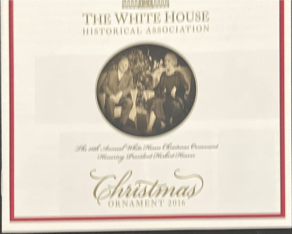 Herbert Hoover Fire Engine  (Historical) ornament collectible - Main Image 4