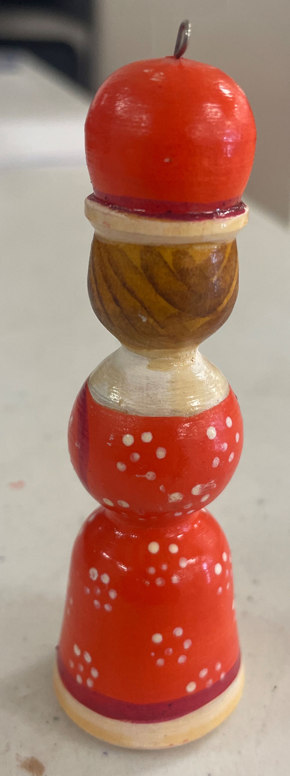 Russian - Doll - Lady With Muff - Red Dress - Wood (Doll) ornament collectible - Main Image 2