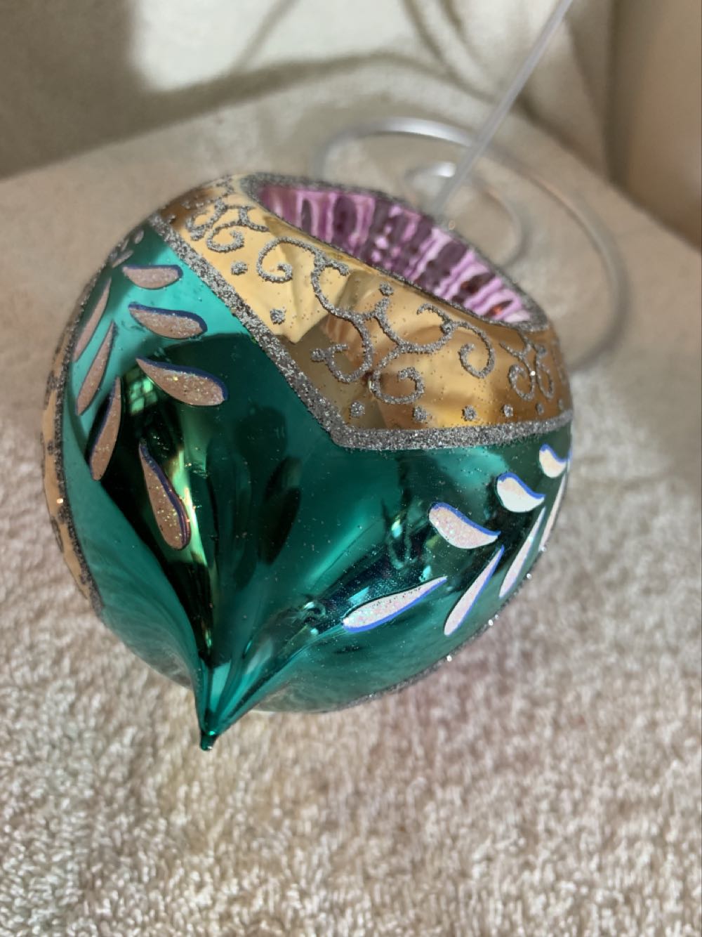 Sultan’s Treasure, Turquoise - Fantasia (Christmas Tree Ornament) ornament collectible - Main Image 4