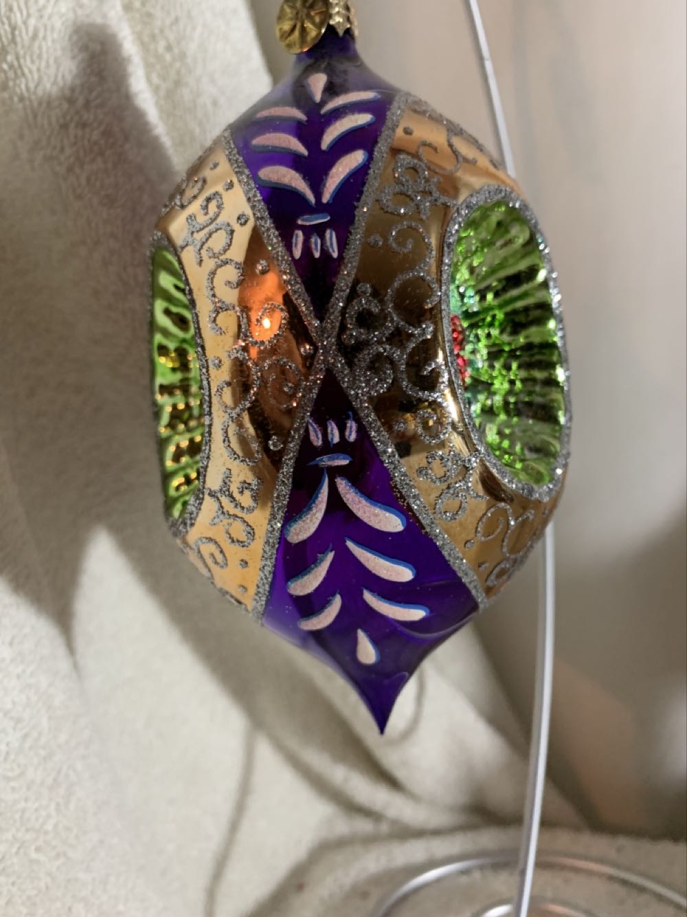 Sultan’s Treasure, Purple - Fantasia (Christmas Tree Ornament) ornament collectible - Main Image 2