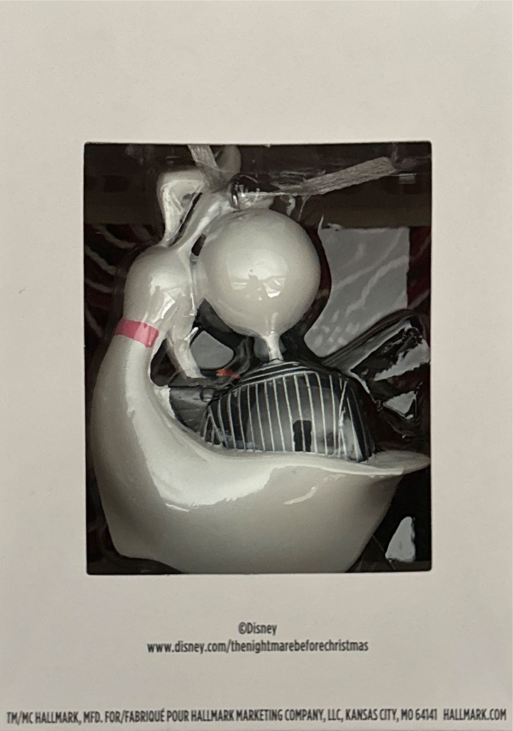 Jack Skellington and Zero Hallmark Ornament - Nightmare Before Christmas (Disney Tim Burton’s The Nightmare Before Christmas) ornament collectible [Barcode 661127003284] - Main Image 4
