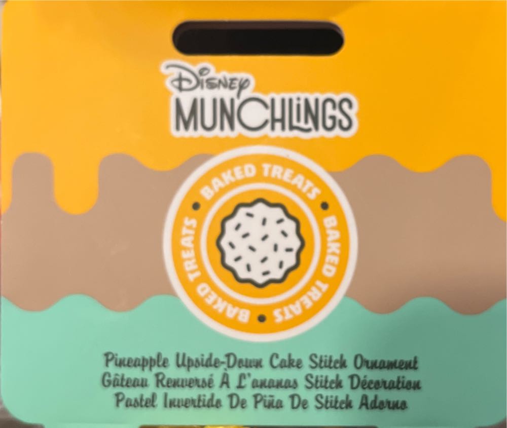 Pineapple Upside-Down Cake Stitch - Disney (Munchlings) ornament collectible [Barcode 465064878970] - Main Image 3