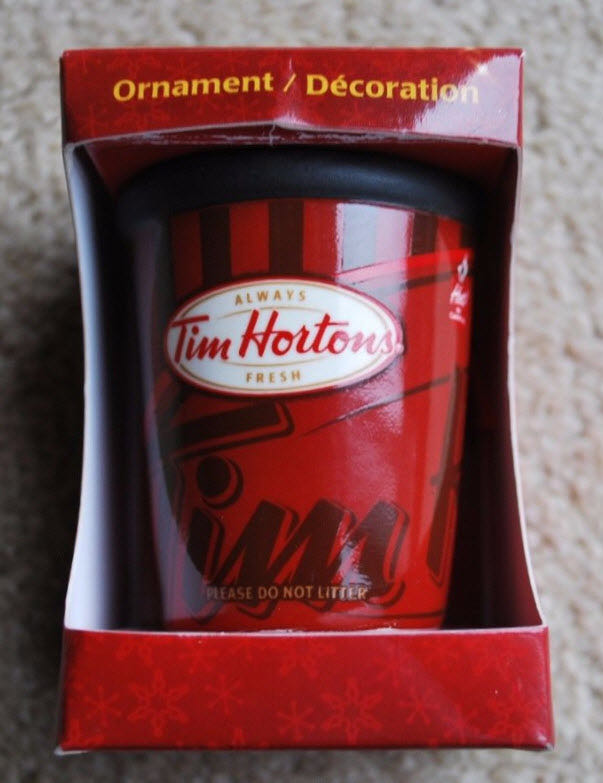 Tim Horton’s Take Out Mug - Tim Horton’s (Canadiana) ornament collectible - Main Image 2