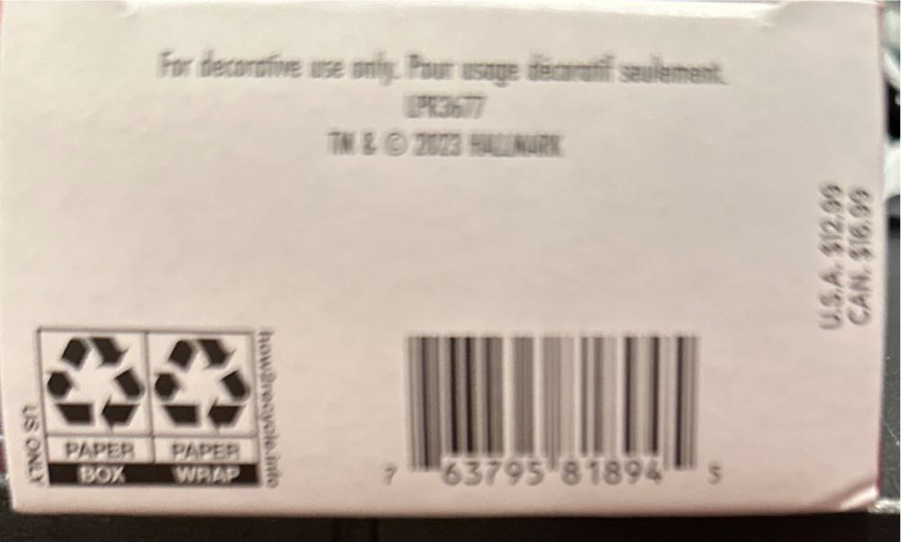 A Big Thank You! - Hallmark Employee Gift (Sweet Decade) ornament collectible [Barcode 763795818945] - Main Image 3