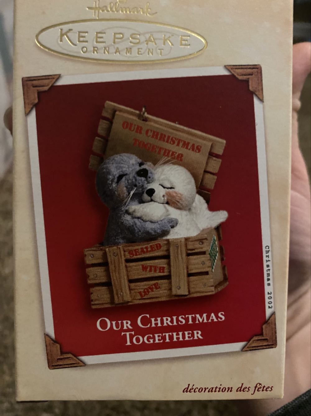 Hallmark Keepsake Ornament Our first Christmas  ornament collectible [Barcode 015012695366] - Main Image 2