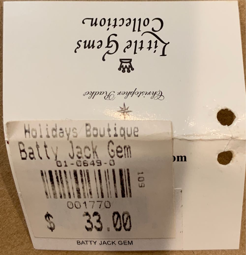 Batty Jack Gem (Halloween) ornament collectible - Main Image 4