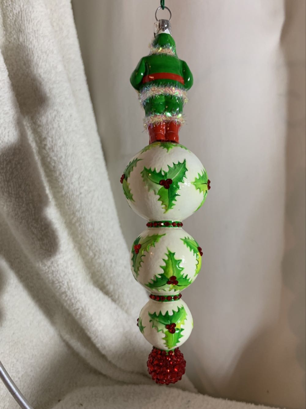 Pére Debout, Holly - Commissioned Design (Santa) ornament collectible - Main Image 2