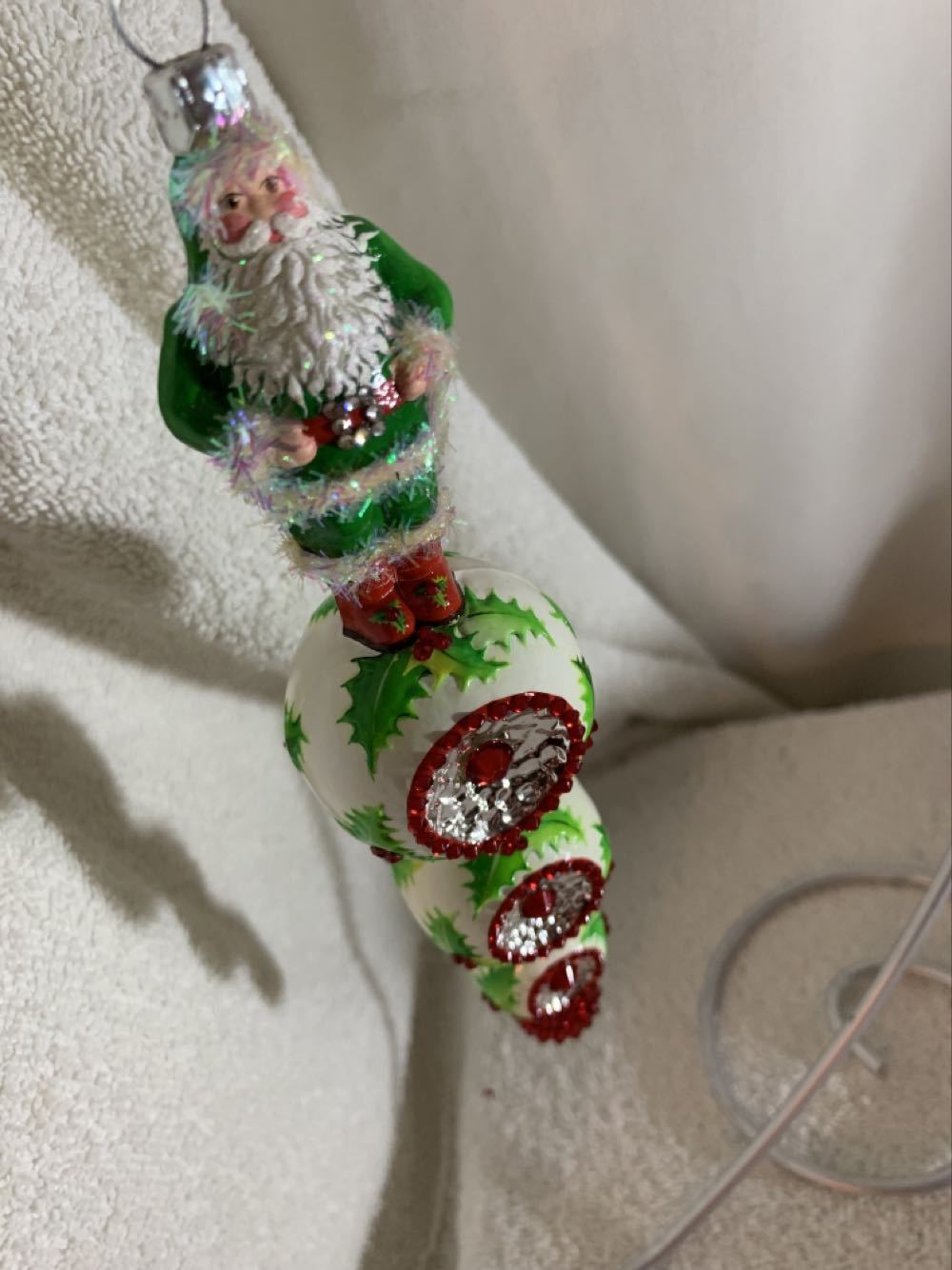 Pére Debout, Holly - Commissioned Design (Santa) ornament collectible - Main Image 3