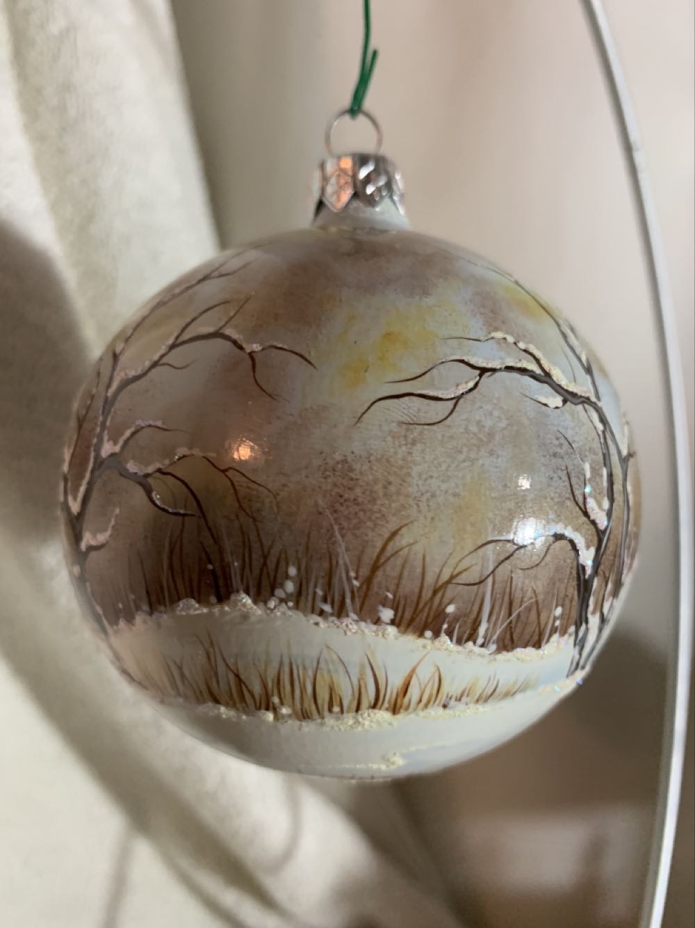 Grande Orb, Snow at Louveciennes - Other Exclusive (Christmas Tree Ornament) ornament collectible - Main Image 2