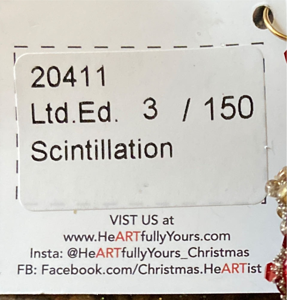 HY Scintillaton Sea Horse Silver  (Ocean) ornament collectible - Main Image 3