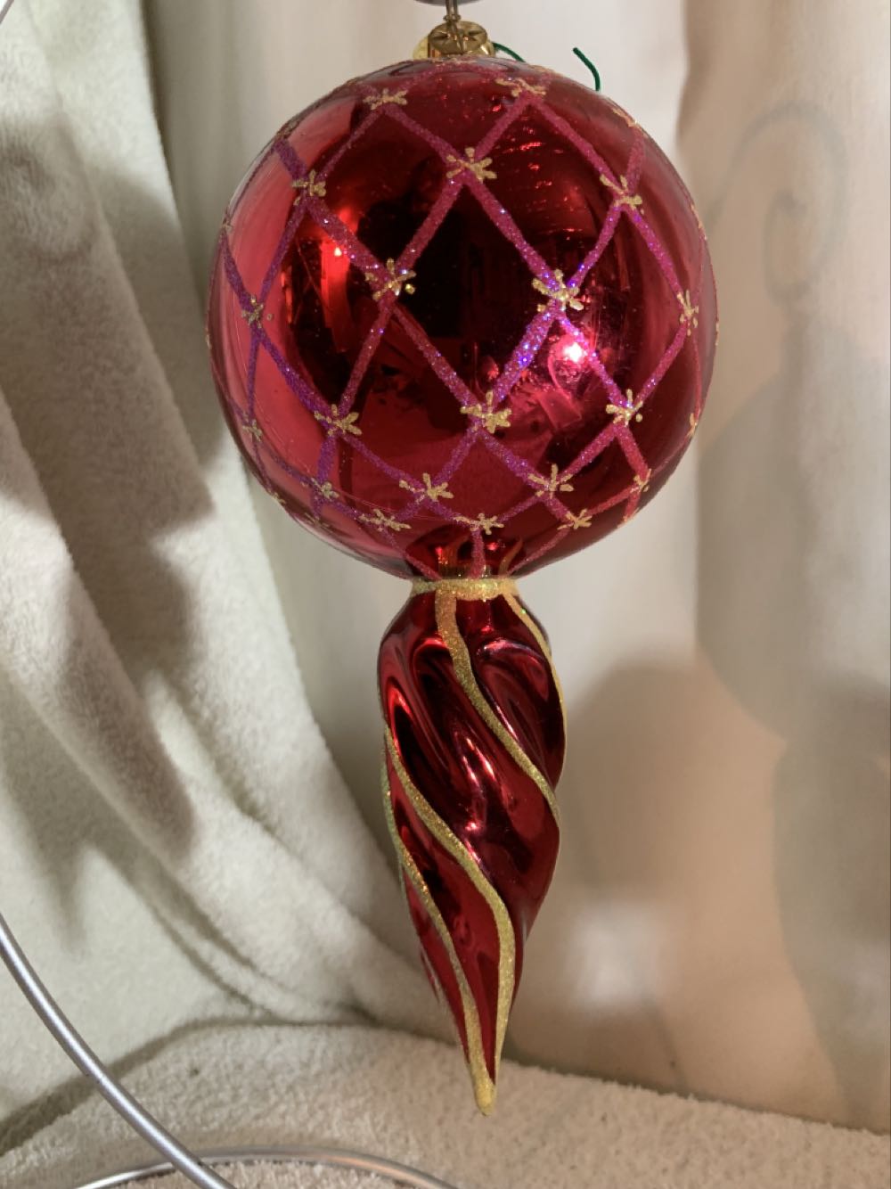 Star Reflection, Red  (Christmas Tree Ornament) ornament collectible - Main Image 2