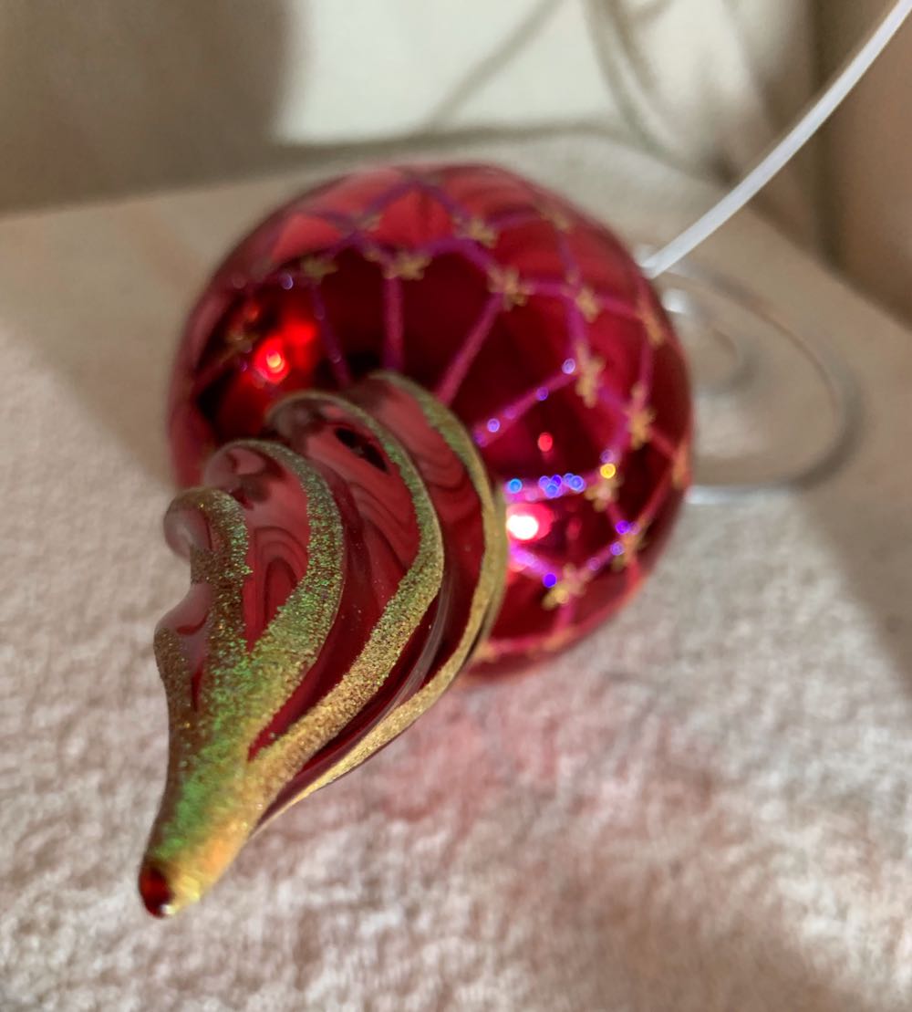 Star Reflection, Red  (Christmas Tree Ornament) ornament collectible - Main Image 4