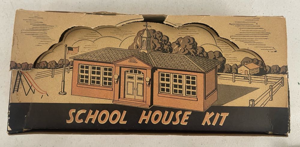 Bachman - Putz - Plasticville - School House - SC-4 - Plasticville (Putz Village) ornament collectible - Main Image 3