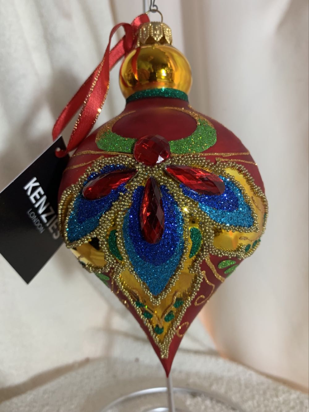 Shiny Brite - 1950 - Skiing Snowman