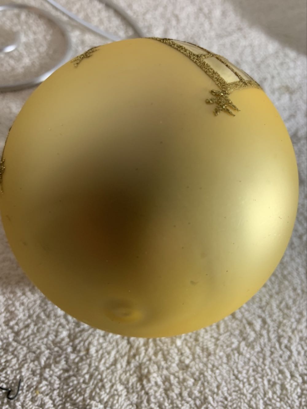 Avoca Gold Ball - Holiday Heirlooms (Christmas Tree Ornament) ornament collectible - Main Image 4