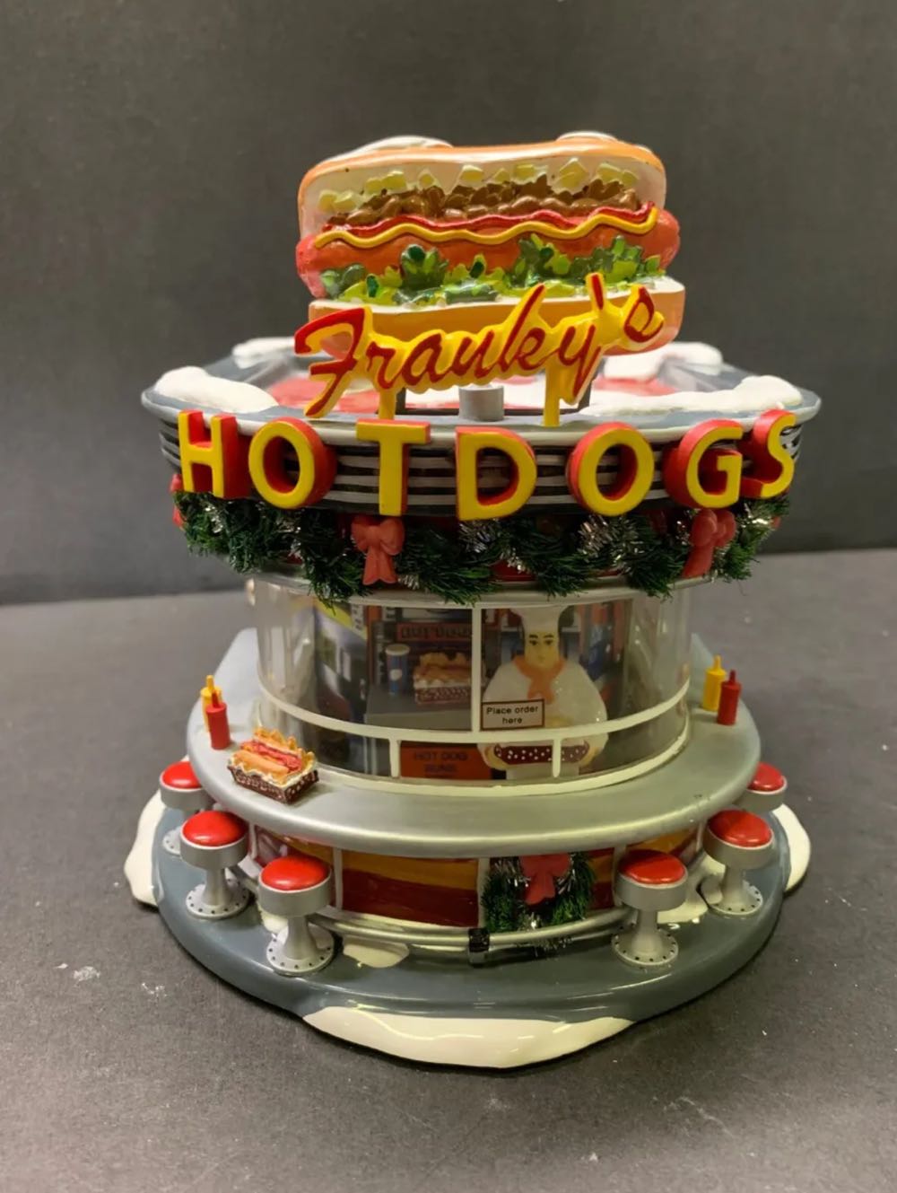 Franky’s Hot Dogs - Original Snow Village - Building (The Original Snow Village) ornament collectible - Main Image 2