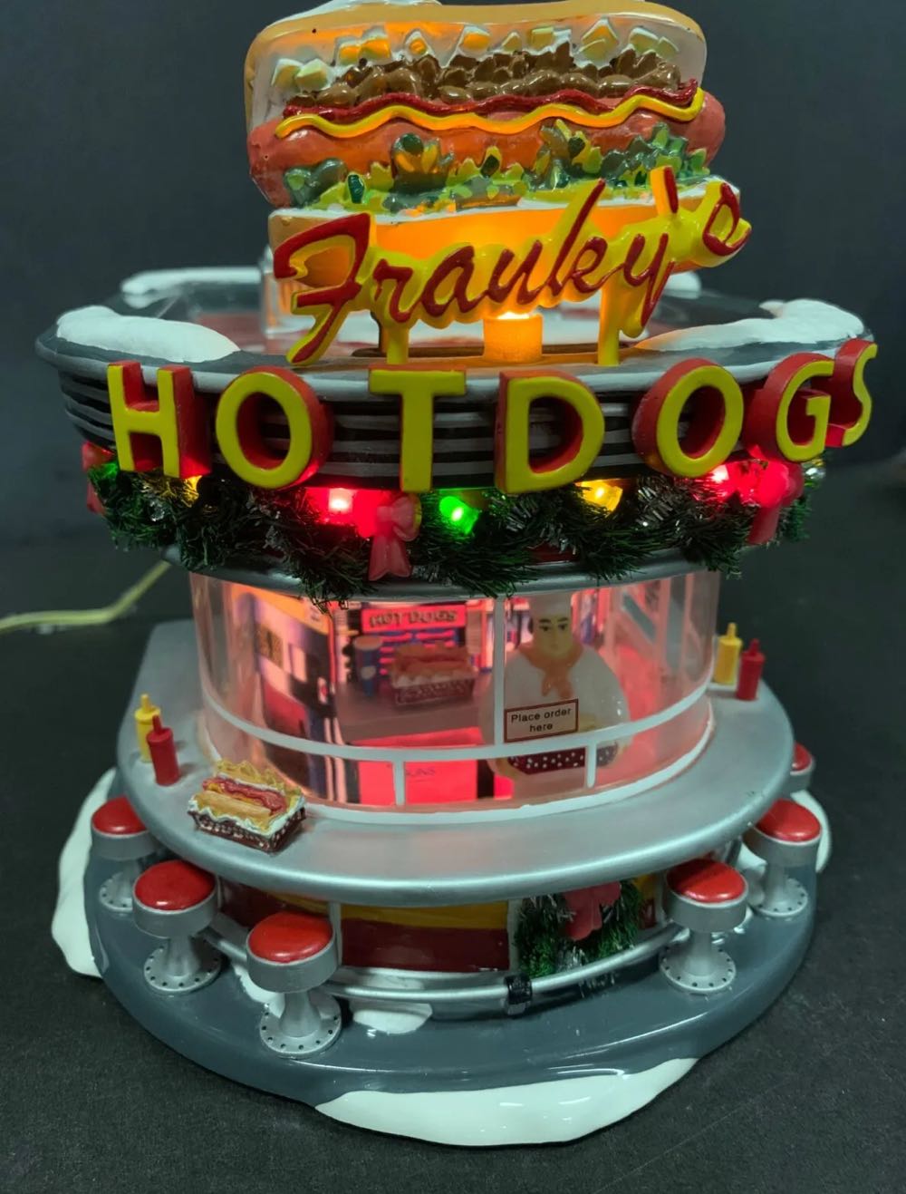 Franky’s Hot Dogs - Original Snow Village - Building (The Original Snow Village) ornament collectible - Main Image 3