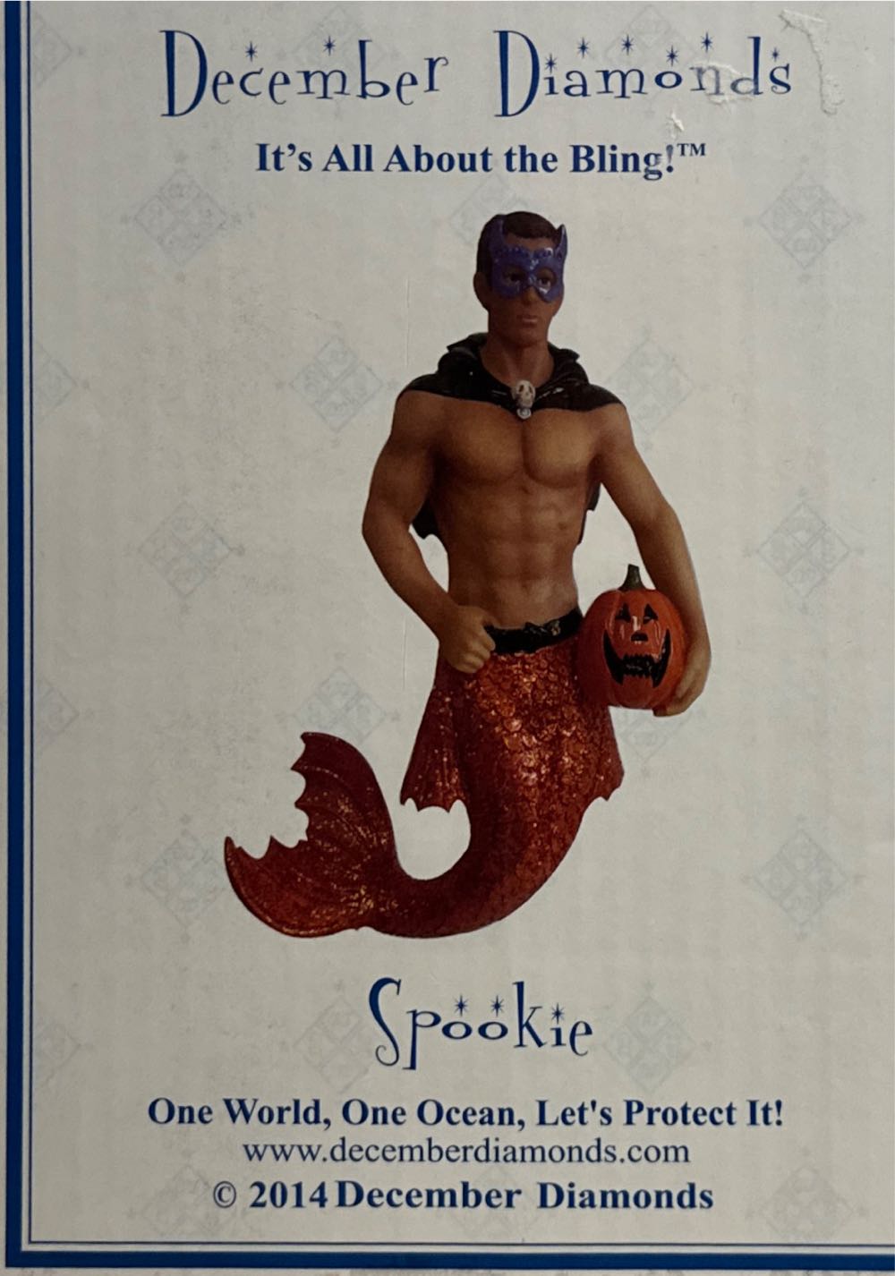 Rare December Diamonds Spookie Halloween Merman 55-90841  ornament collectible [Barcode 807962908418] - Main Image 2